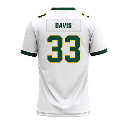 Baylor - NCAA Football : HD Davis - White Premium Football Jersey-1