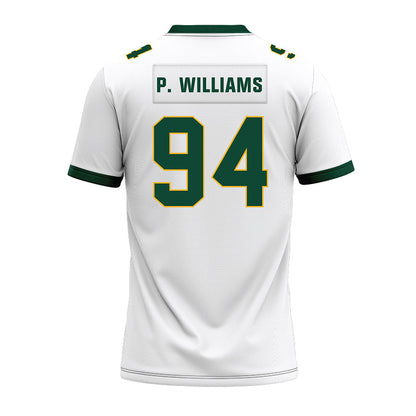 Baylor - NCAA Football : Palmer P. Williams - White Premium Football Jersey
