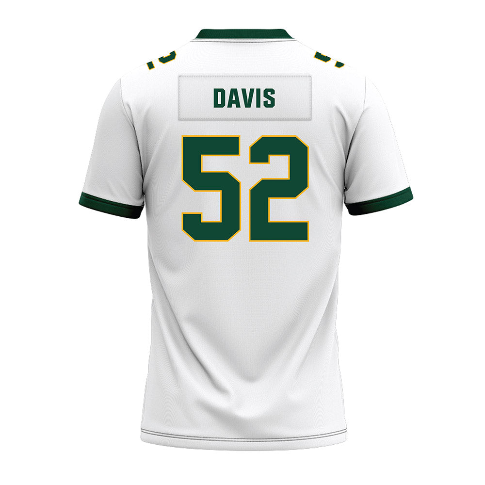 Baylor - NCAA Football : Ryan Davis - White Premium Football Jersey-1