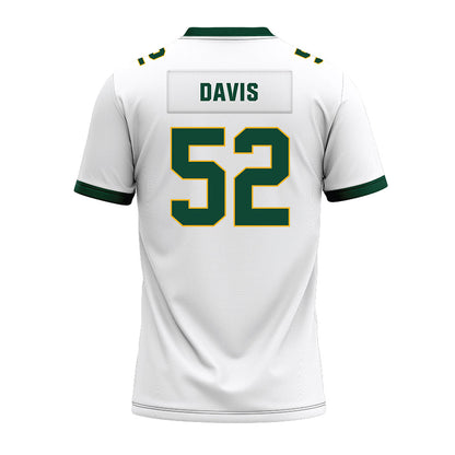 Baylor - NCAA Football : Ryan Davis - White Premium Football Jersey-1