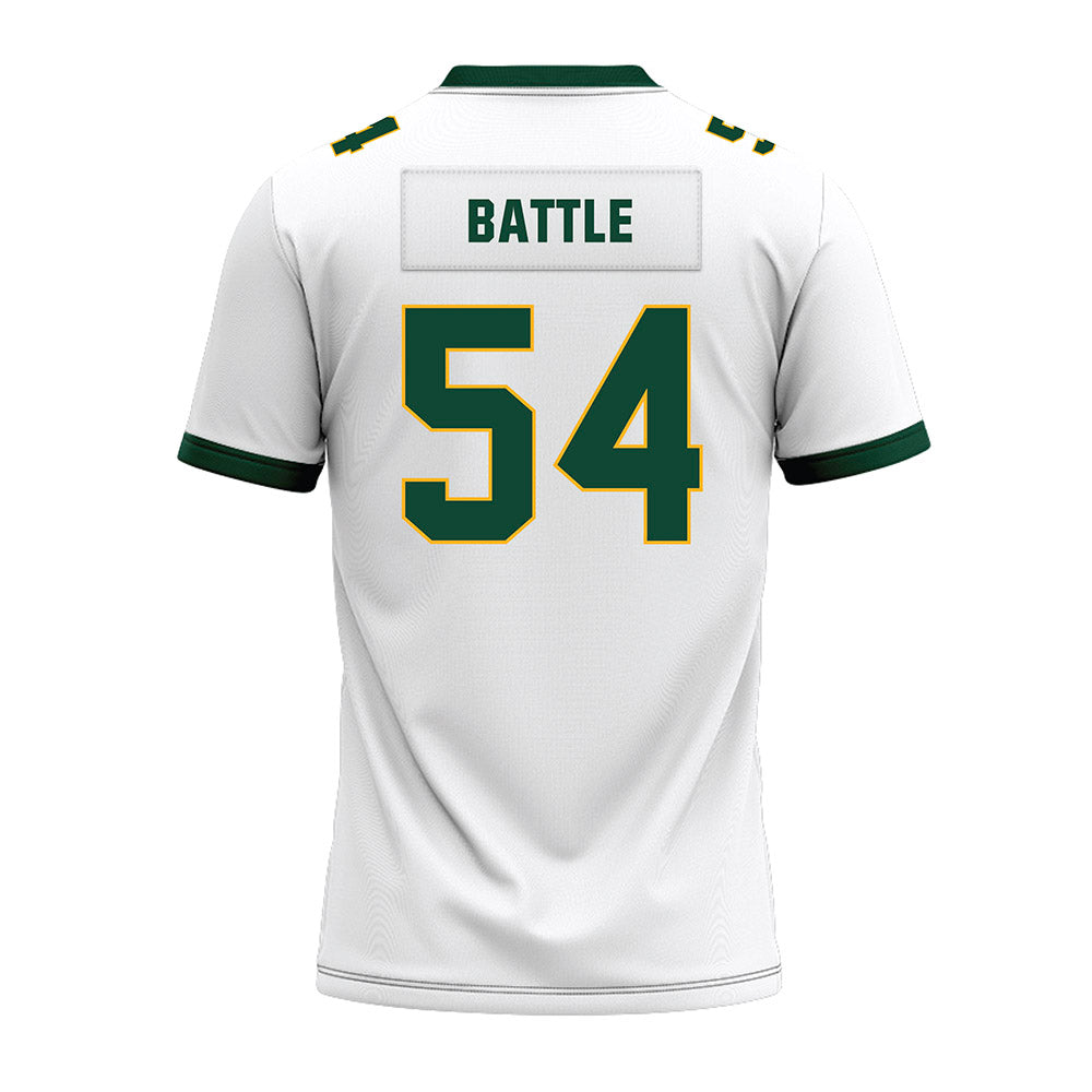 Baylor - NCAA Football : Jaelin Battle - White Premium Football Jersey-1