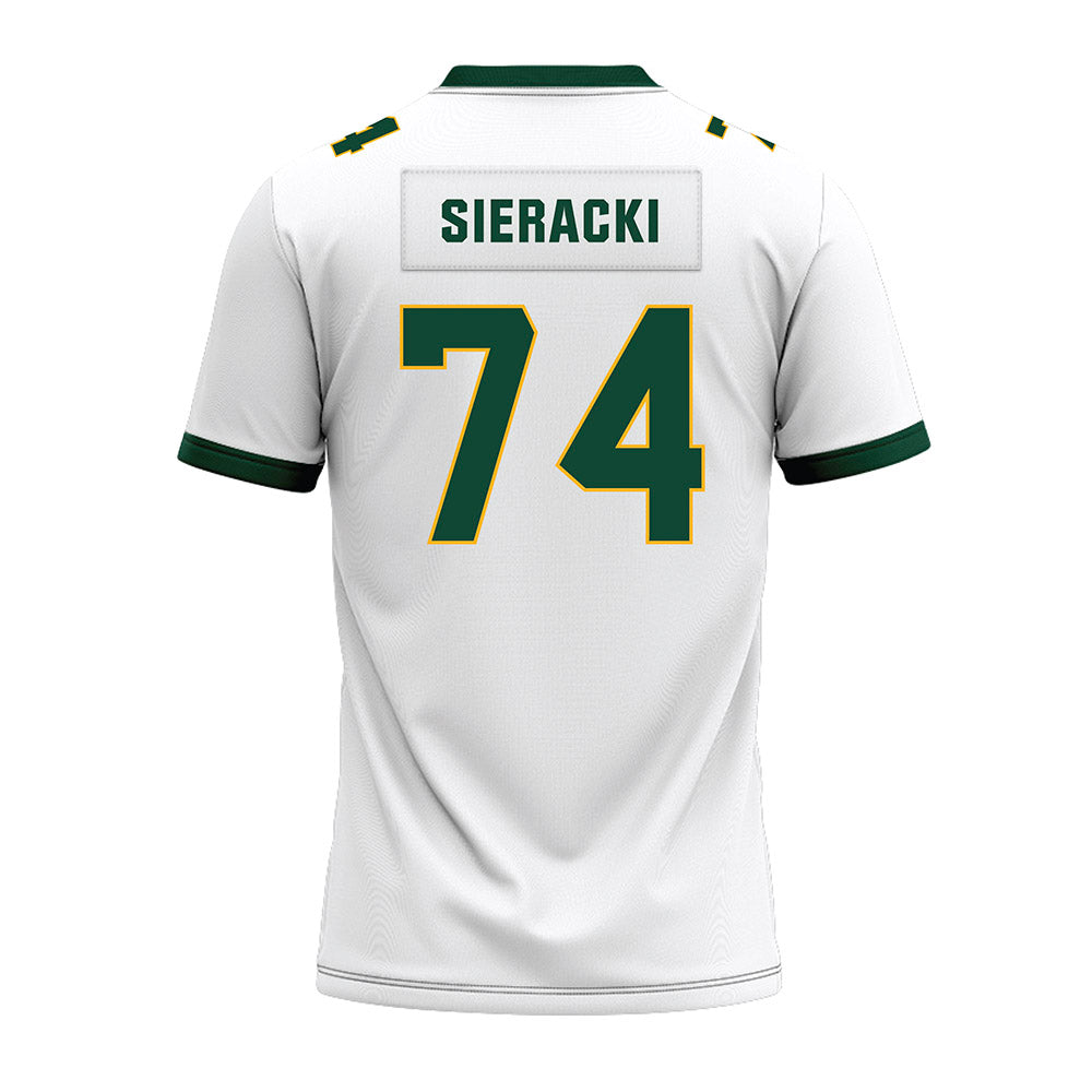 Baylor - NCAA Football : kaden sieracki - White Premium Football Jersey