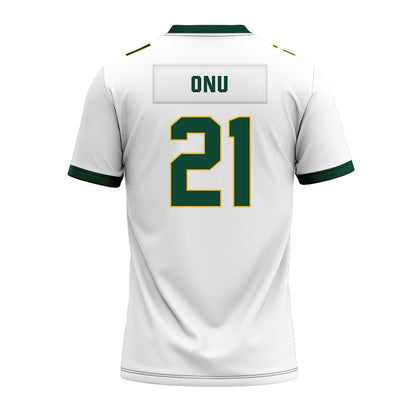 Baylor - NCAA Football : Bo Onu - White Premium Football Jersey-1