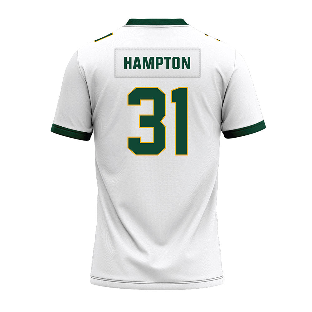 Baylor - NCAA Football : DeBraun Hampton - White Premium Football Jersey-1