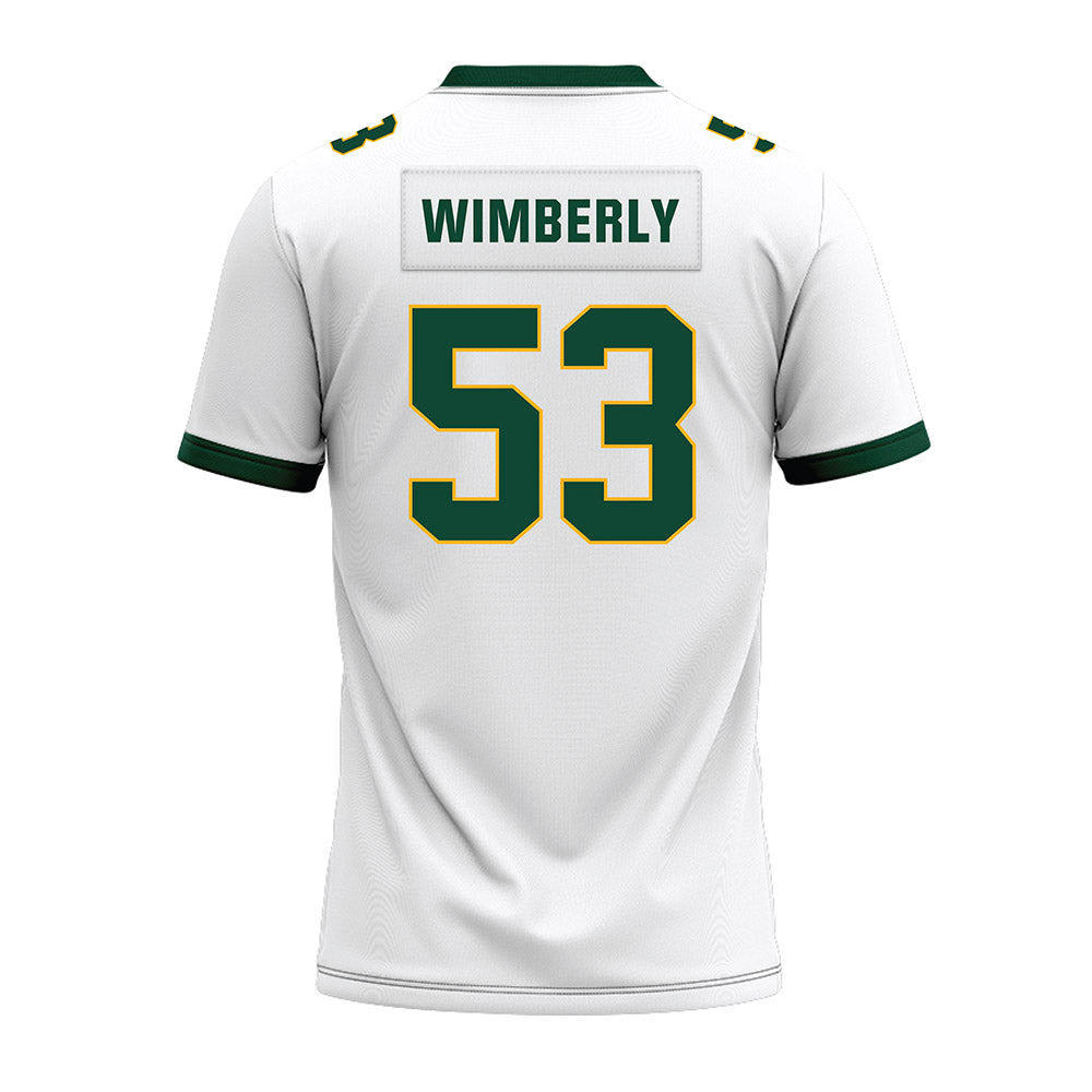Baylor - NCAA Football : Daemian Wimberly - White Premium Football Jersey-1