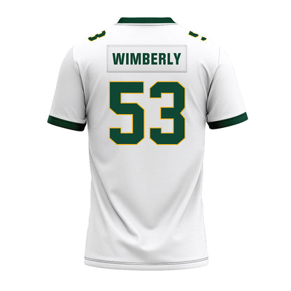 Baylor - NCAA Football : Daemian Wimberly - White Premium Football Jersey-1