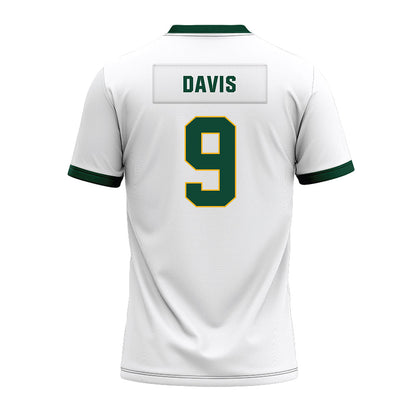 Baylor - NCAA Football : Ryan Davis - White Premium Football Jersey-1