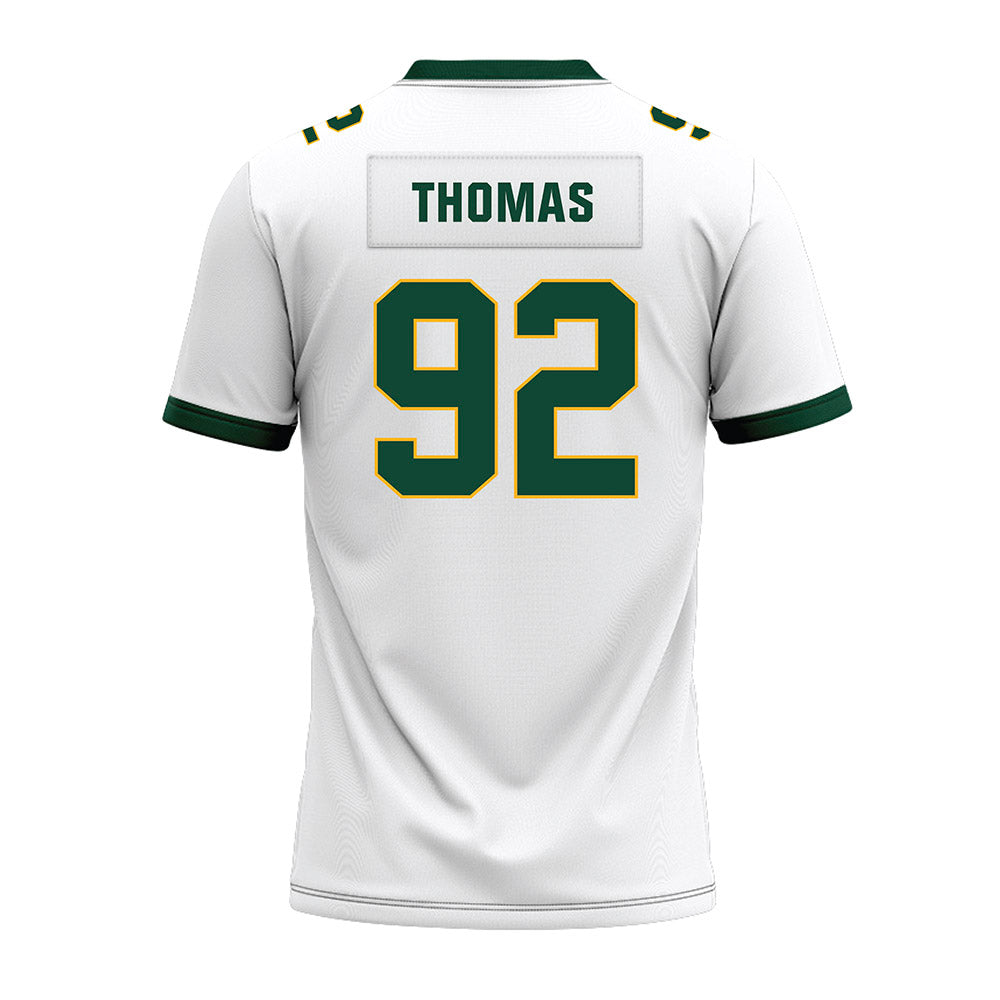 Baylor - NCAA Football : Trent Thomas - White Premium Football Jersey-1