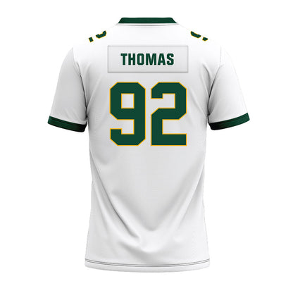 Baylor - NCAA Football : Trent Thomas - White Premium Football Jersey-1