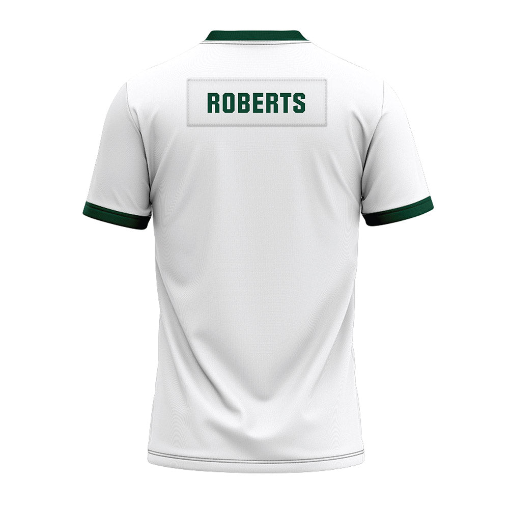 Baylor - NCAA Football : David Roberts - White Premium Football Jersey-1