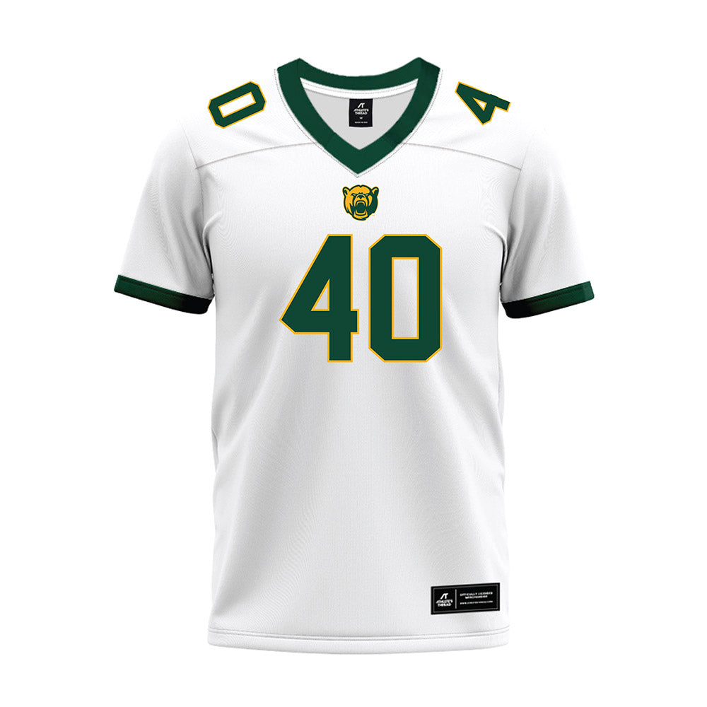 Baylor - NCAA Football : Kyler Jordan - White Premium Football Jersey