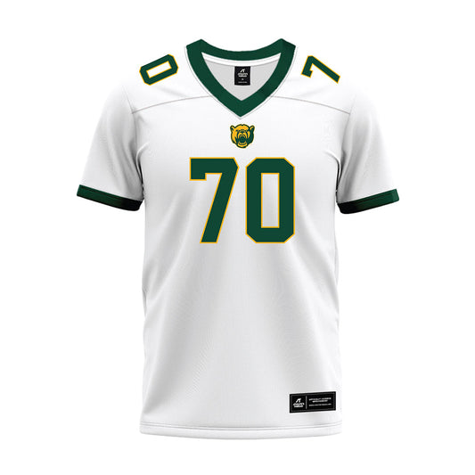 Baylor - NCAA Football : Nate Kibble - White Premium Football Jersey-0