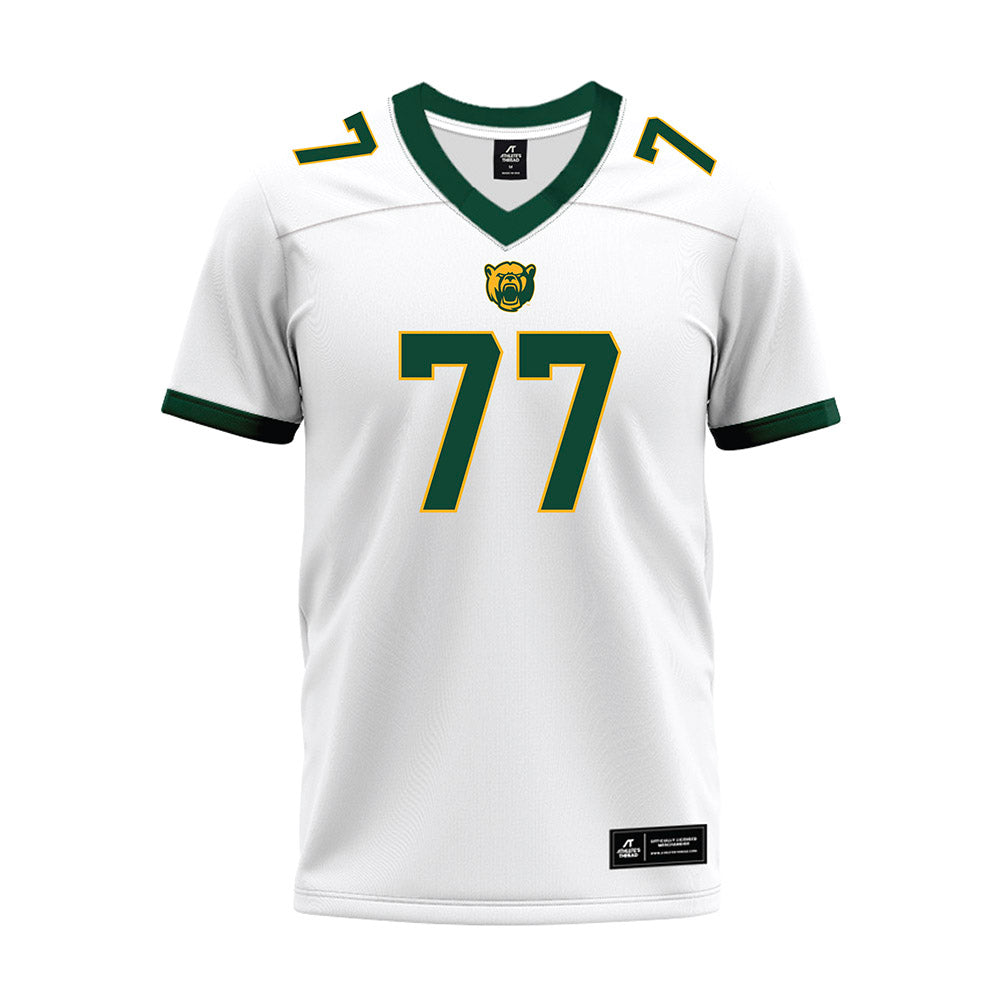 Baylor - NCAA Football : Logan Moore - White Premium Football Jersey-0