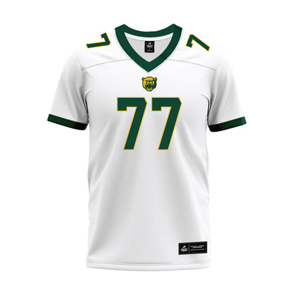 Baylor - NCAA Football : Logan Moore - White Premium Football Jersey-0