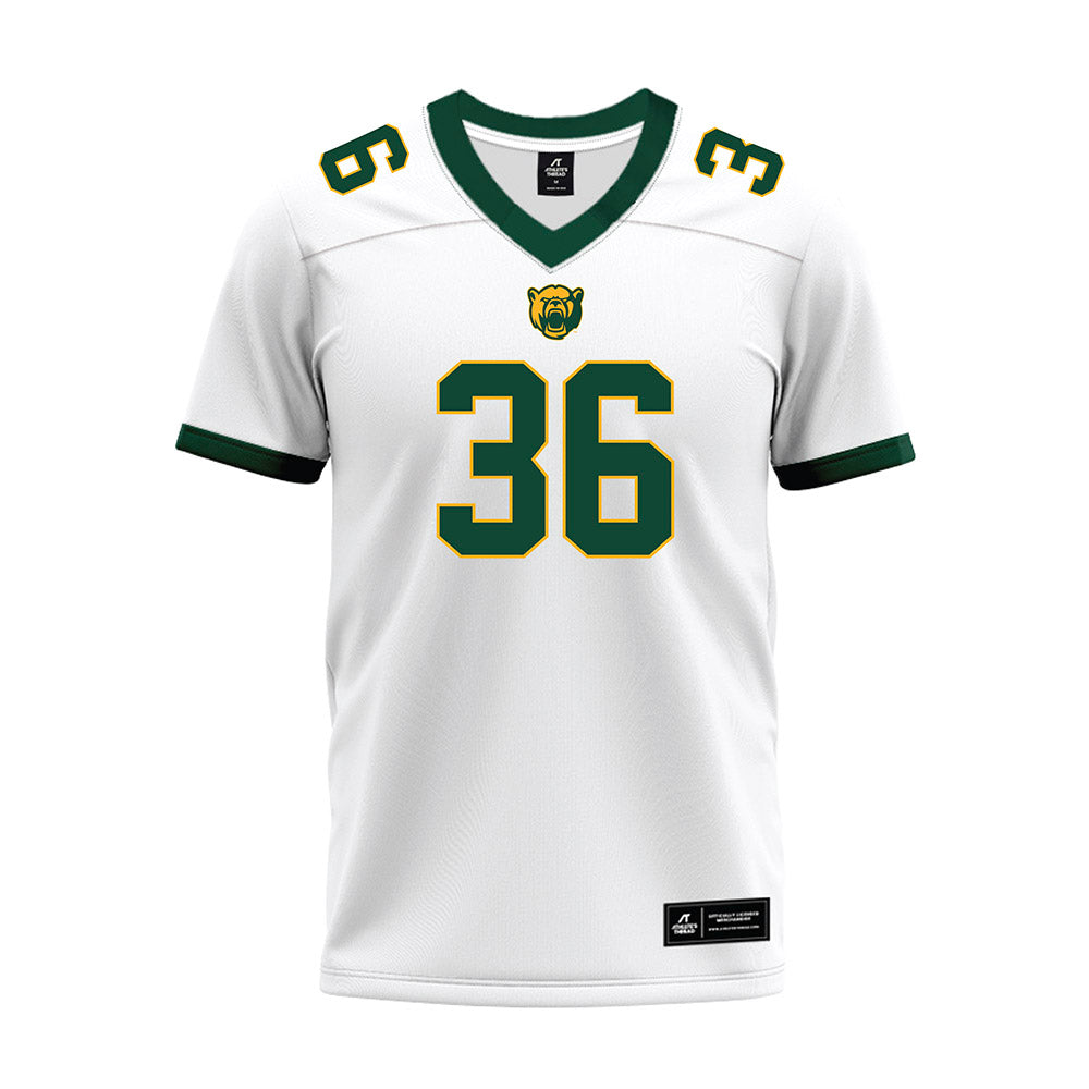 Baylor - NCAA Football : Travion Barnes - White Premium Football Jersey-0
