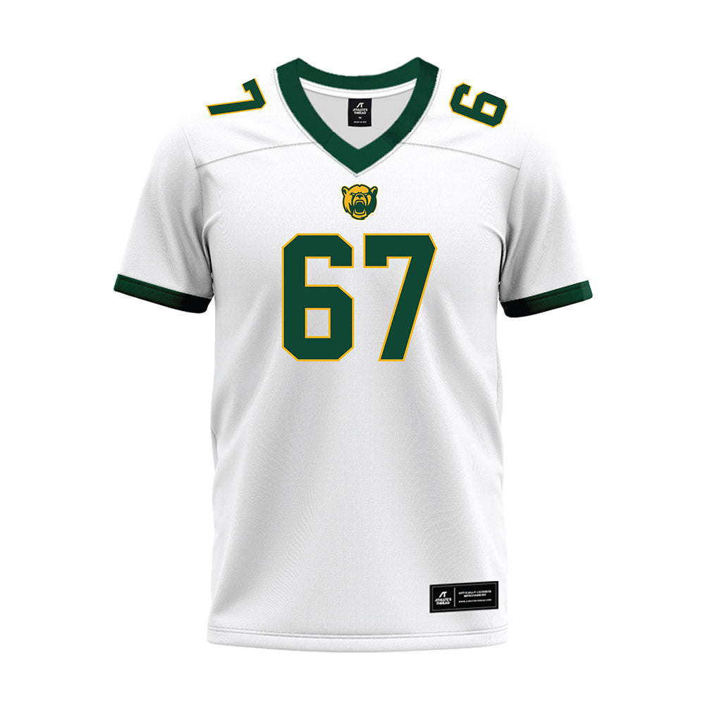 Baylor - NCAA Football : David Roberts - White Premium Football Jersey-0
