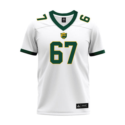 Baylor - NCAA Football : David Roberts - White Premium Football Jersey-0