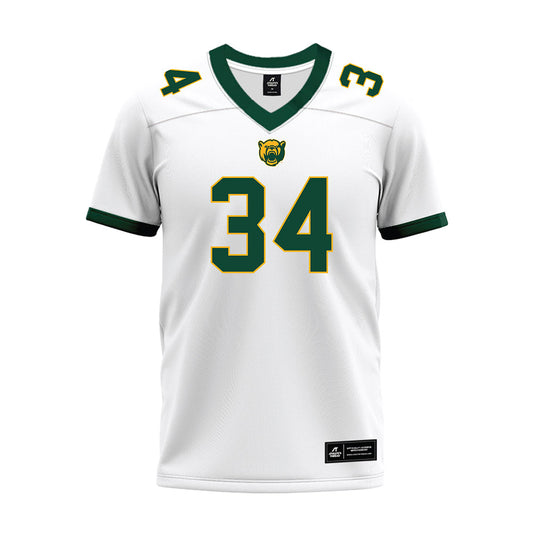 Baylor - NCAA Football : Davion Peters - White Premium Football Jersey-0