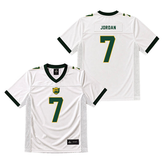 Baylor - NCAA Football : Devon Jordan - White Football Jersey -0