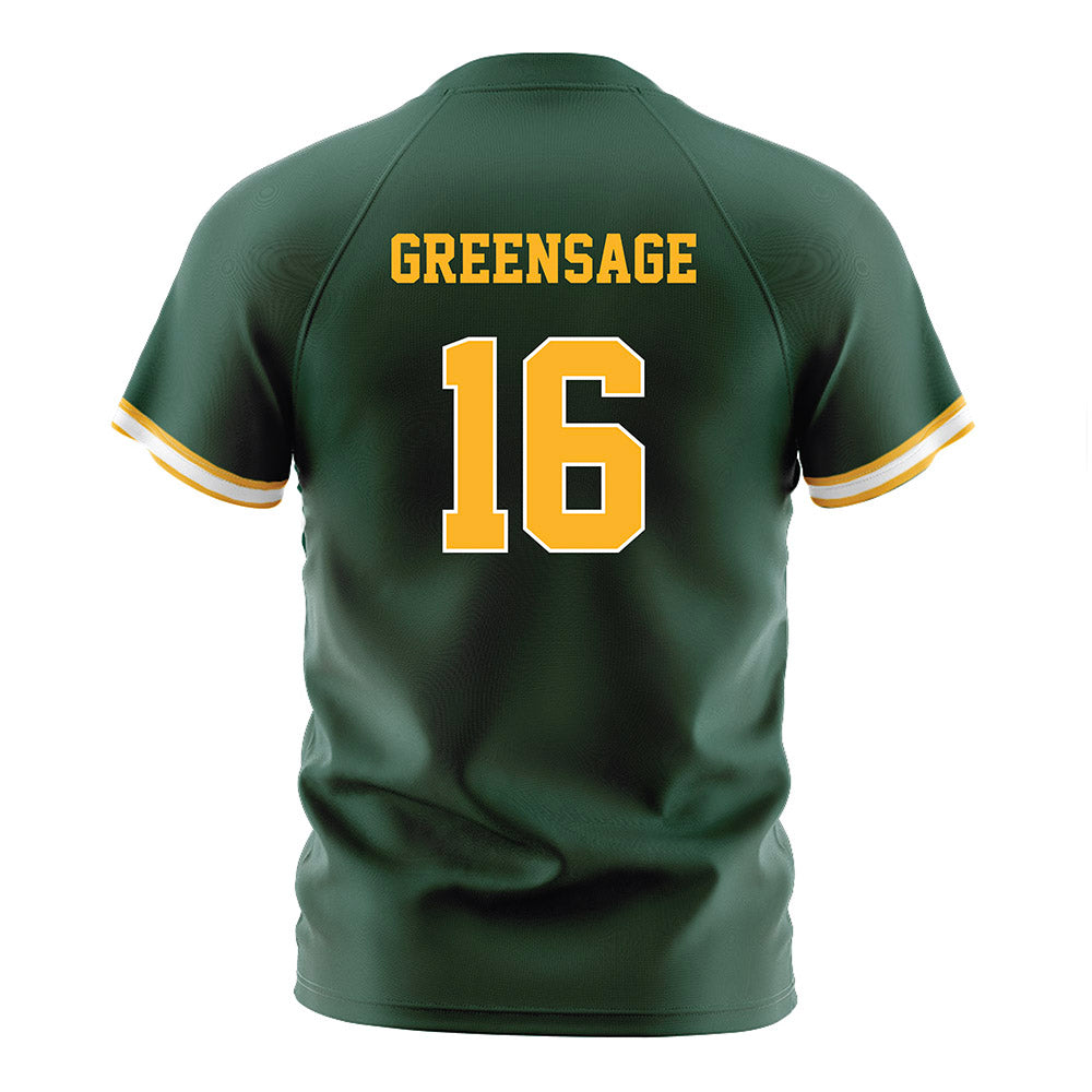 Baylor - NCAA Women's Soccer : Tatum Greensage - Green Soccer Jersey-1