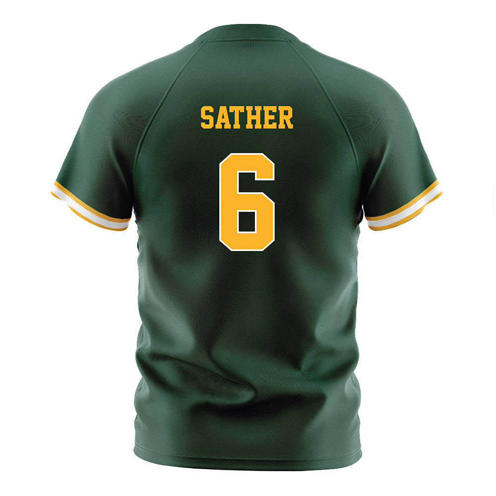 Baylor - NCAA Women's Soccer : Noelle Sather - Green Soccer Jersey-1