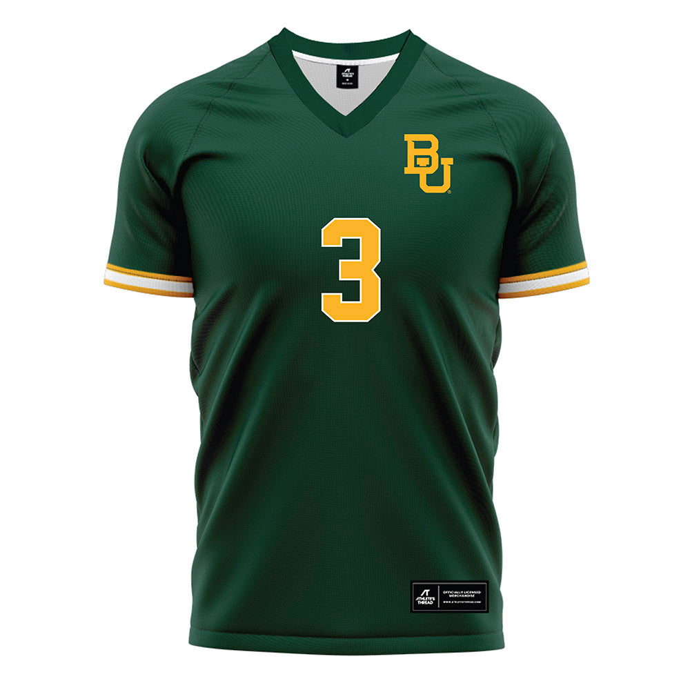 Baylor - NCAA Women's Soccer : Bella James - Green Soccer Jersey-0