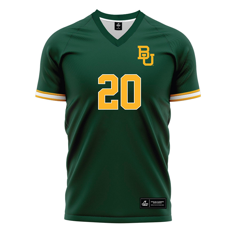 Baylor - NCAA Women's Soccer : Nyela Calnek - Green Soccer Jersey-0