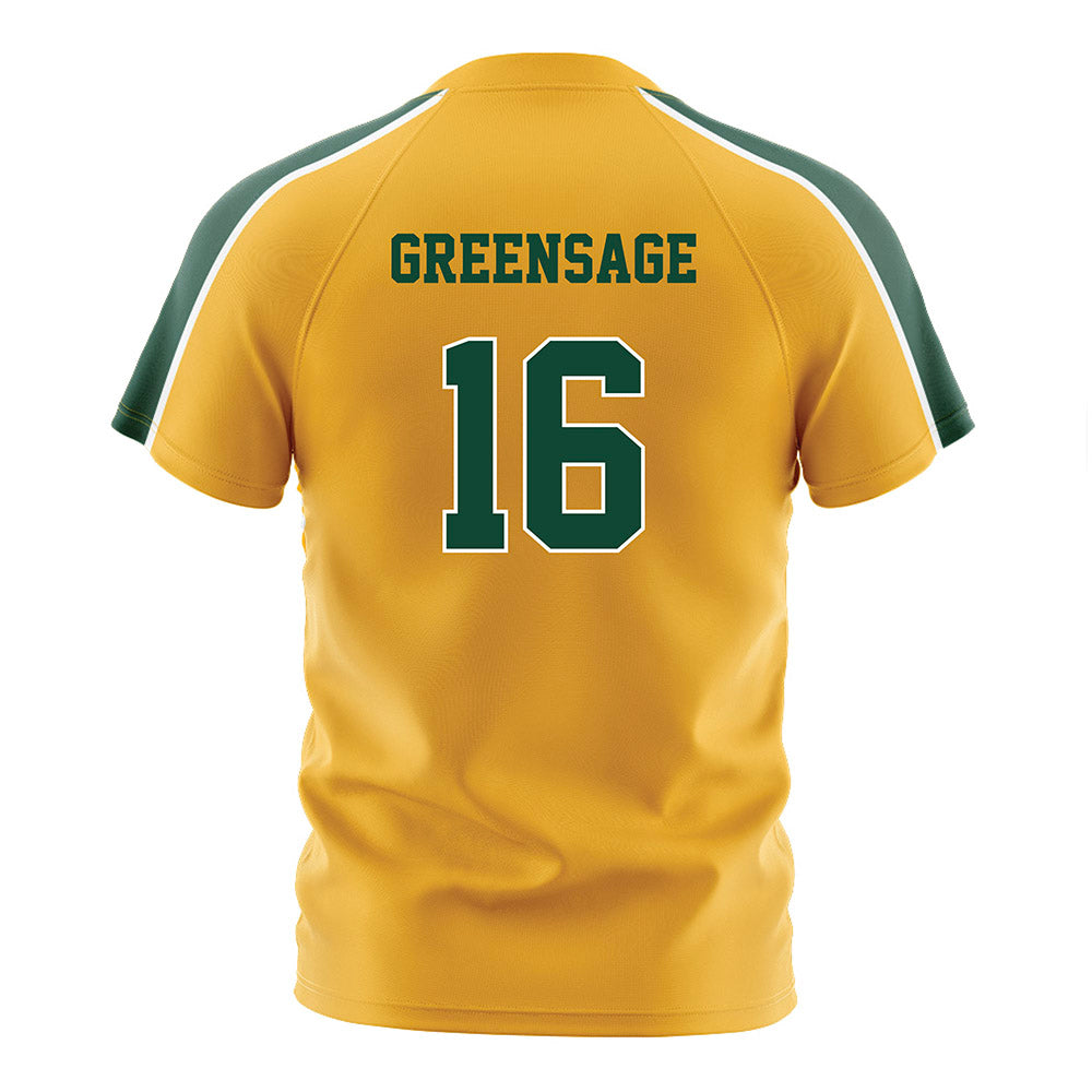 Baylor - NCAA Women's Soccer : Tatum Greensage - Gold Soccer Jersey-1
