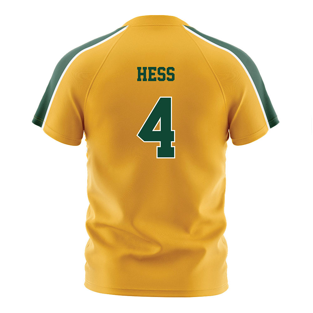 Baylor - NCAA Women's Soccer : Olivia Hess - Gold Soccer Jersey-1
