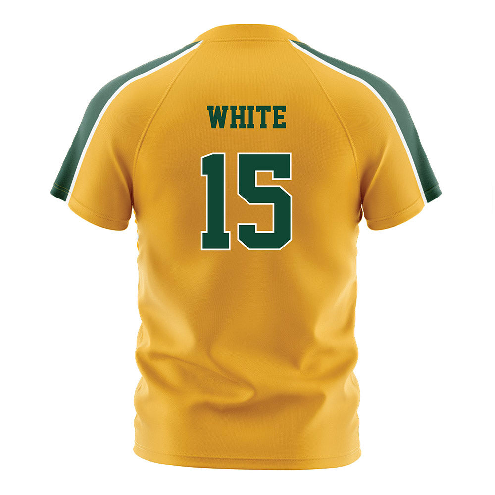 Baylor - NCAA Women's Soccer : Grace White - Gold Soccer Jersey-1
