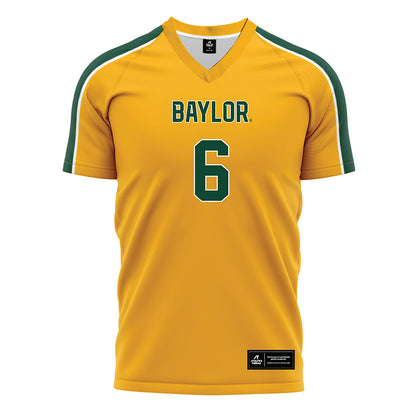 Baylor - NCAA Women's Soccer : Noelle Sather - Gold Soccer Jersey-0