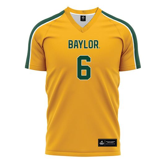 Baylor - NCAA Women's Soccer : Noelle Sather - Gold Soccer Jersey-0