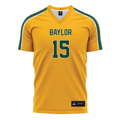 Baylor - NCAA Women's Soccer : Grace White - Gold Soccer Jersey-0