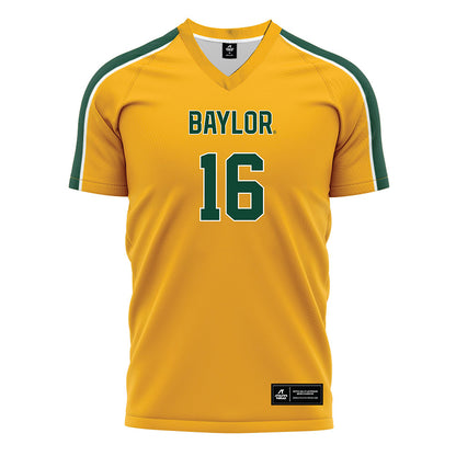 Baylor - NCAA Women's Soccer : Tatum Greensage - Gold Soccer Jersey-0