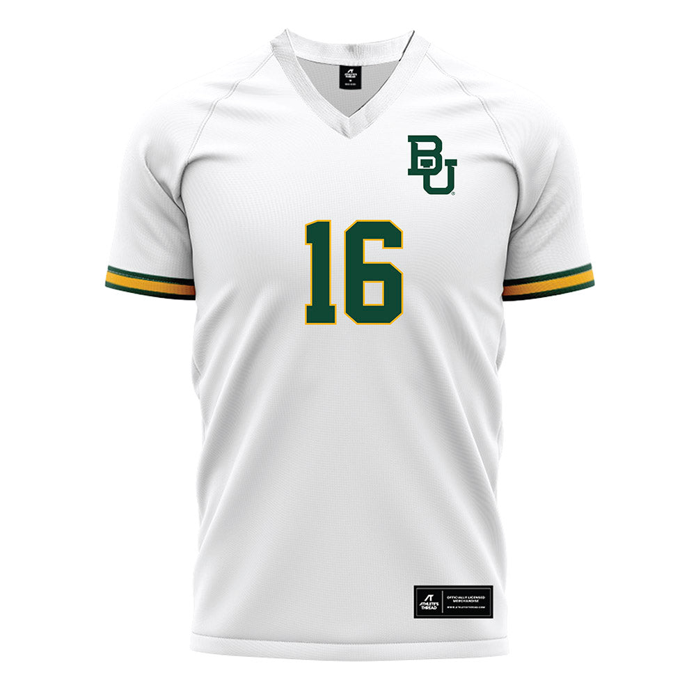 Baylor - NCAA Women's Soccer : Tatum Greensage - White Soccer Jersey-0