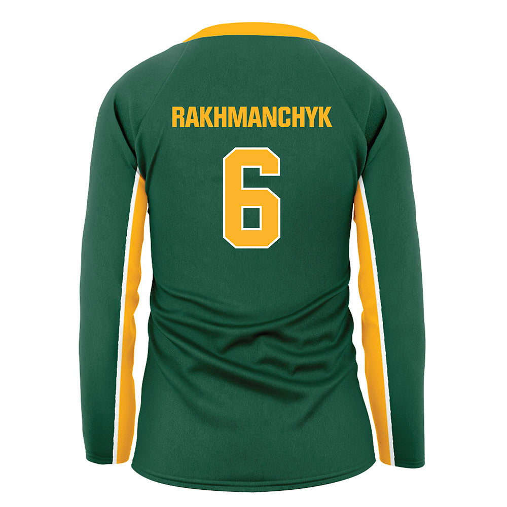 Baylor - NCAA Women's Volleyball : Kseniya Rakhmanchyk - Green Volleyball Jersey-1