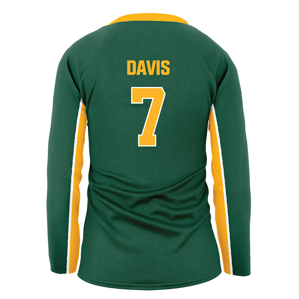 Baylor - NCAA Women's Volleyball : Victoria Davis - Green Volleyball Jersey
