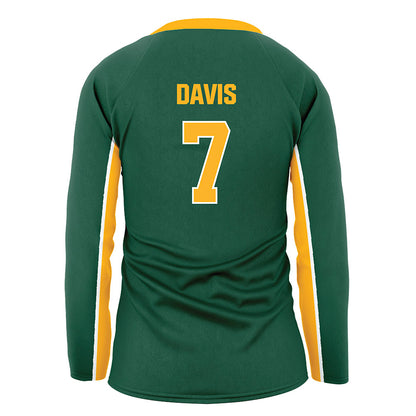 Baylor - NCAA Women's Volleyball : Victoria Davis - Green Volleyball Jersey