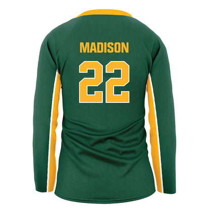 Baylor - NCAA Women's Volleyball : Morgan Madison - Green Volleyball Jersey-1