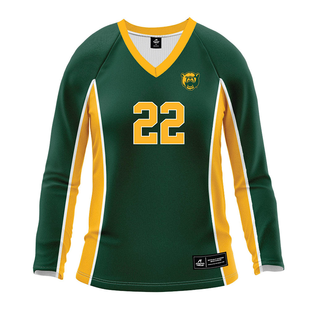 Baylor - NCAA Women's Volleyball : Morgan Madison - Green Volleyball Jersey-0