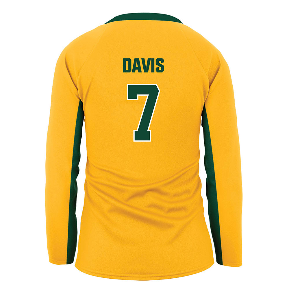 Baylor - NCAA Women's Volleyball : Victoria Davis - Gold Volleyball Jersey