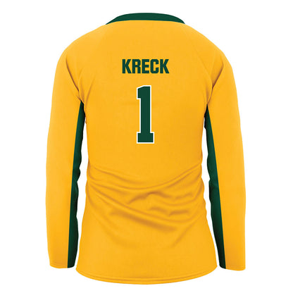 Baylor - NCAA Women's Volleyball : Harley Kreck - Gold Volleyball Jersey