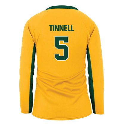 Baylor - NCAA Women's Volleyball : Lacy Tinnell - Gold Volleyball Jersey-1