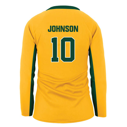 Baylor - NCAA Women's Volleyball : Nadiya Johnson - Gold Volleyball Jersey-1