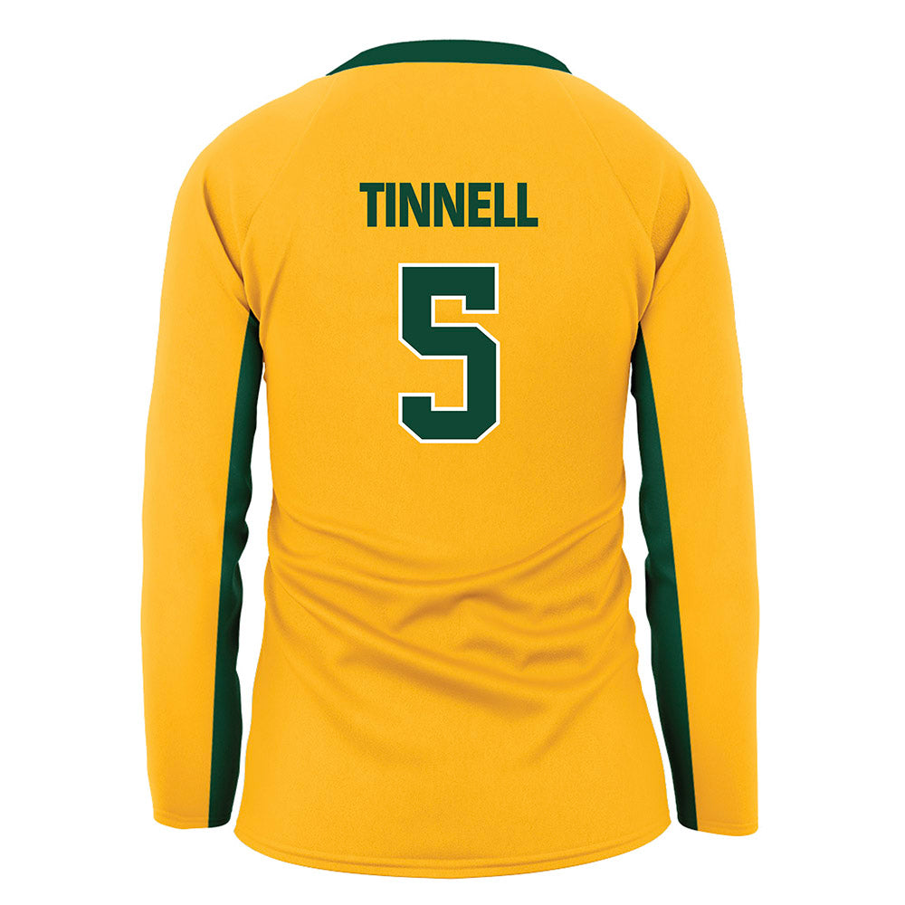 Baylor - NCAA Women's Volleyball : Lacy Tinnell - Gold Volleyball Jersey-1