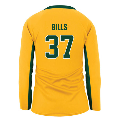 Baylor - NCAA Women's Volleyball : Halle Bills - Gold Volleyball Jersey-1