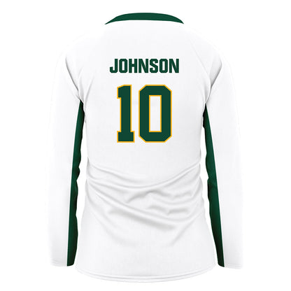 Baylor - NCAA Women's Volleyball : Nadiya Johnson - White Volleyball Jersey-1