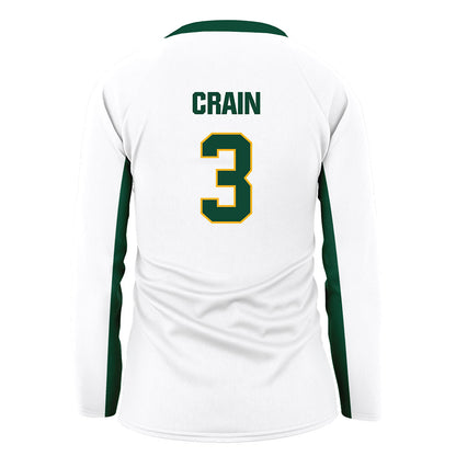 Baylor - NCAA Women's Volleyball : Taylor Crain - White Volleyball Jersey