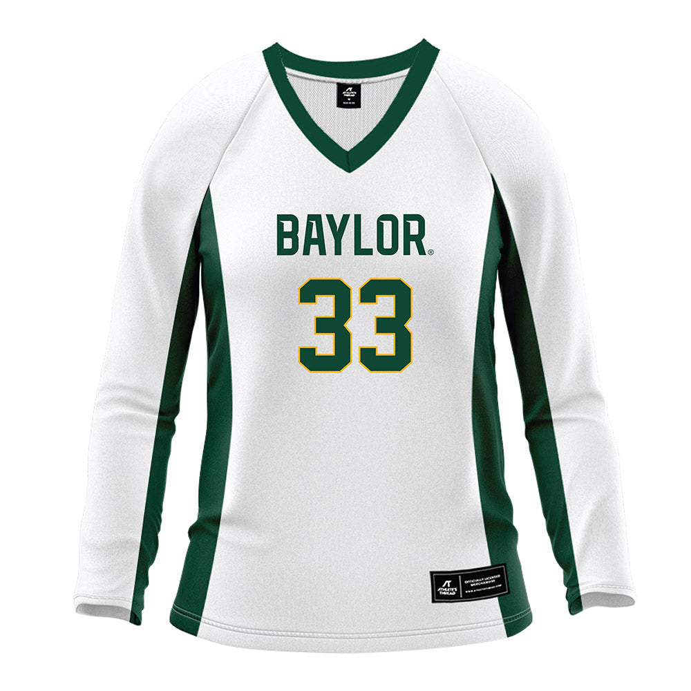 Baylor - NCAA Women's Volleyball : Jules Hernandez - White Volleyball Jersey-0
