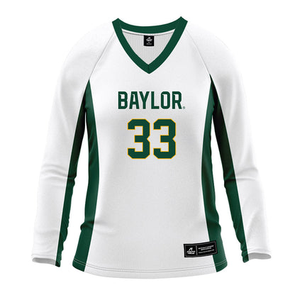 Baylor - NCAA Women's Volleyball : Jules Hernandez - White Volleyball Jersey-0